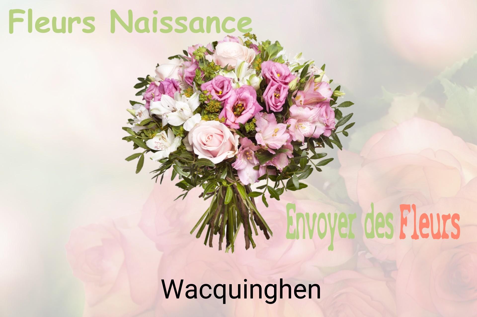 Bouquet de fleurs de naissance livré à Wacquinghen